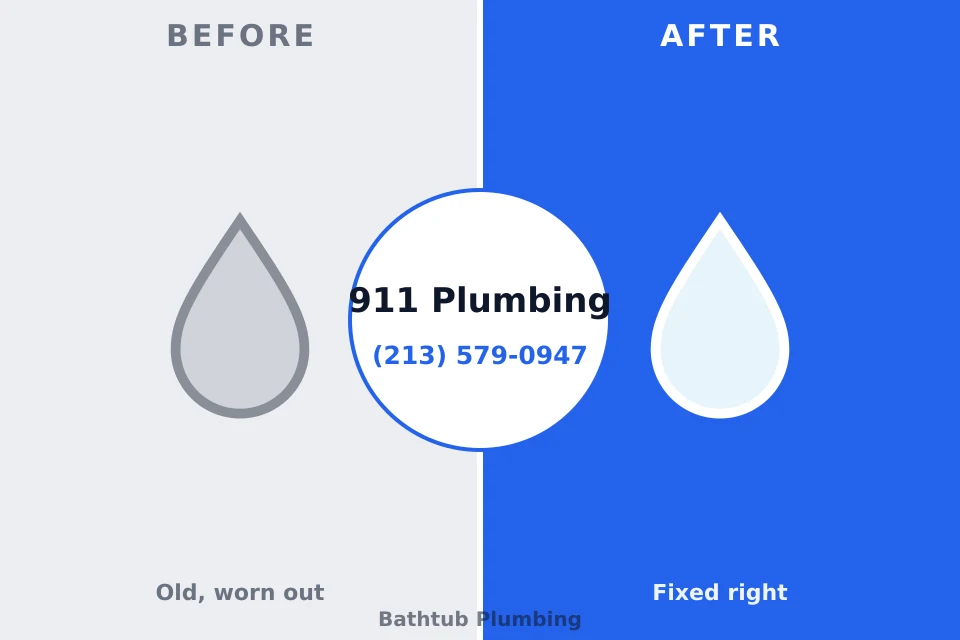 Before and after: plumbing repair Marysville, CA